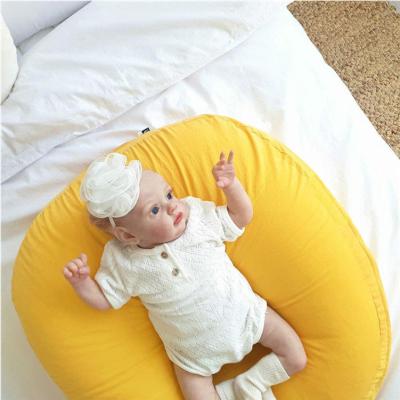 China PORTABLE Portable Breathable Baby Sofa Covered Natural Cotton Baby Sofa For Newborn for sale