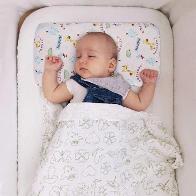 China Anti-static 100% cotton memory foam all-season filling slow springback mop sleeping baby pillow for baby for sale