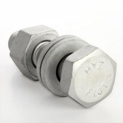 China JIS Split B1186 F35 Galvanized Hex Bolt SS304 SS316 Flat Washer Bolts Bolt And Nut High Quality for sale