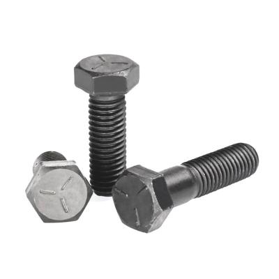 China Wholesale General Industry Ningbo HEX BOLTS SAE J429 GRADE 2/5/8 Factory Price High Strength All Customization Black Zinc H.D.G for sale