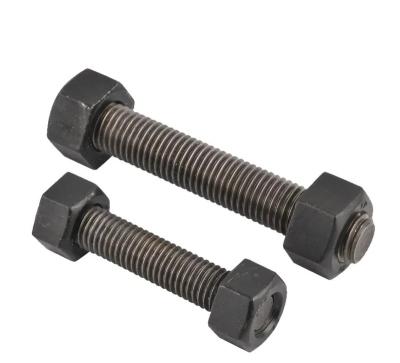 China Alloy China Fasteners ASTM A193 B7/L7 Thread Hex Bolt Stainless Steel Bolt Stud High Quality Zinc And Plain for sale