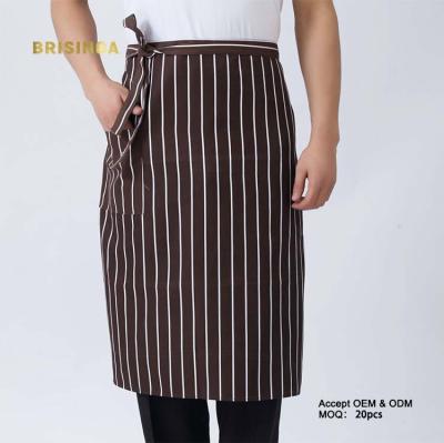 China Hot Selling Anti-fouling Kitchen Half Size Drink/Food Restaurant High Quality Chef Apron Anti-fouling Grilling Aprons at wholesale price with logo for sale