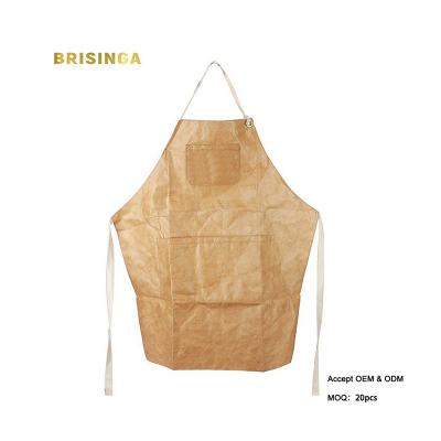 China High quality custom made protective apron new arrival beverage/food waterproof paper apron for woking for sale