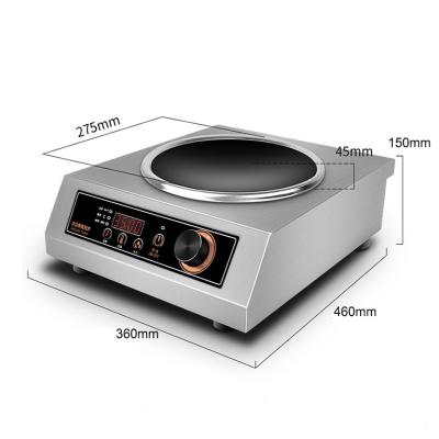 China Hotel 220V 3500W Electric Touch Knob Concave Cooktop Induction Cooker Commercial Induction Cooktop for sale