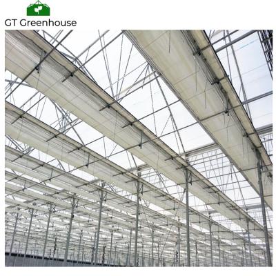 China Steel Structure PE Galvanized Greenhouse Glass Shading System Parts / Spare Parts for sale