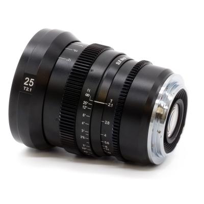 China APO MicroPrime 25mm Full Frame T2.1 Cinema Manual Focus SLR Metal Body Wide Angle Cinematography Lens and Prime Lens for Canon E-F-Mount PL-Mount for sale