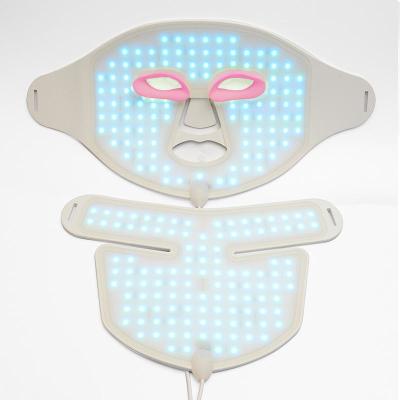 China Skin Care Led Light Therapy Mask Skin Tightening Beauty Face And Neck 600nm 240v for sale