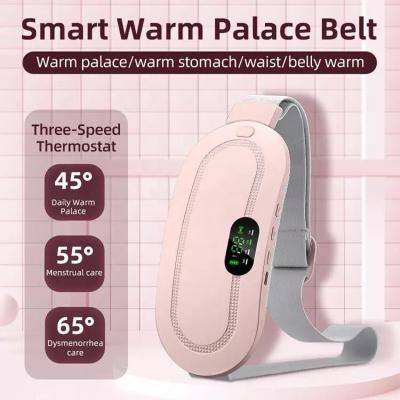 China Heating Smart Warm Palace Belt Massager Electric Menstrual Heating Pad for sale