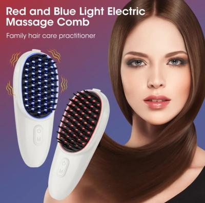 China Electric Red Light Blue Light Hairdressing Scalp Massaging Comb for sale