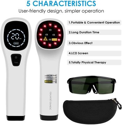 China Low Level Laser Cold Handheld Laser Therapy Machine Physical Equipment For Pain Relief for sale