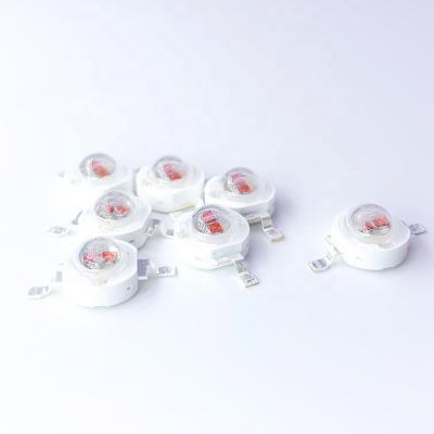 China Double Chips 3W LED Lamp Beads For 620nm 630nm Infrared Light Therapy for sale