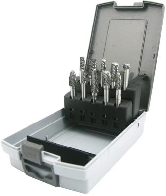 China 10pc Rotary Carbide Cross Tooth Tungsten Carbide Burrs for sale