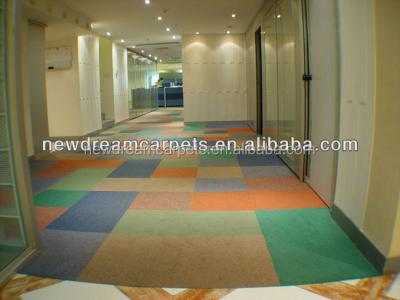 China Manufactured High Quality Jacquard Tile Office Carpet Fire Retardant Carpet for sale