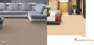 China Fire Retardant Jacquard Wool High Quality Machine Tufted Carpet Hotel/Home/Bedroom/Diningroom Carpet for sale