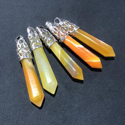 China China beautiful Crystal Point Pendant Quartz Rainbow wholesale Crystal For Healing Pendant Gift for sale