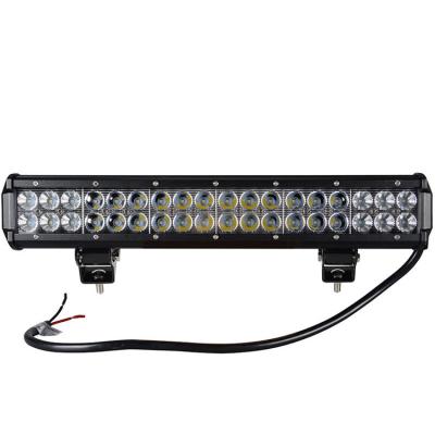 China 6063 Die Casting Aluminum Alloy Housing 18W 54W 72W 90W 126W 144W 180W 198W Jeep 4x4 Off Road SUV Vehicle Truck Tractor Motorcycle Forklift Tractor Boat Led Light Bar for sale