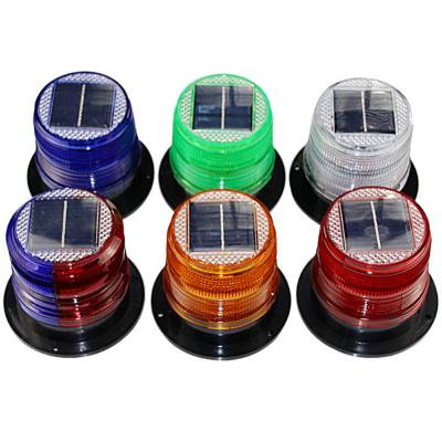 China 8PCS Tractor Strobe Warning Light Waterproof Solar Magnetic Flashing LED SMD LED IP67 Warning Light for sale