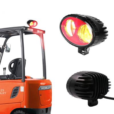 China Aluminum Forklift Light Housing 8W 10W 10-80V HIGH POWER LED SPOT LIGHT Diecast Aluminum WAREHOUSE WORK LIGHT DANGEROUS BLUE ARROW for sale