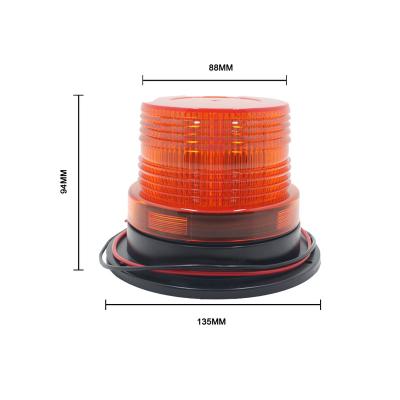 China Truck 10 VEHICLE 110V SCREW STROBOSCOPE BEACON FLASH LED FLASH LIGHT LED AMBER BLUE RED EMERGENCY LIGHT for sale