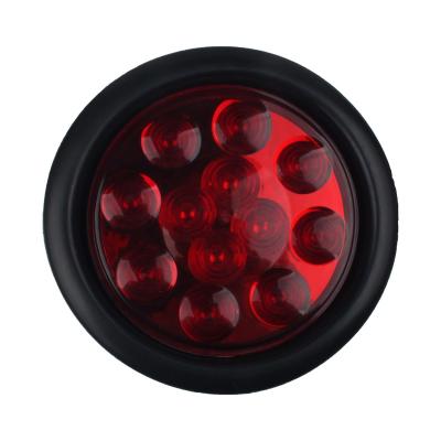 China 12v 24v 4 INCH RED AMBER WHITE LED AROUND BUS LED TRUCK TURN STOP EMERGENCY LIGHTS TAIL LIGHT TRUCK LIGHTING SYSTEMS flood beam for sale