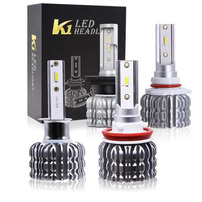 China High Power K1 40W Led Headlight Bulb H1 H4 H7 H11 9005 9006 9012 8000LM CSP Auto Lighting System LHX-H1-K1-CSP-40W for sale