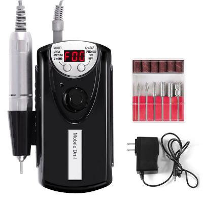 China Stable professional electric nail drill machine performance nail equipment cordless rechargeable portable drill for sale