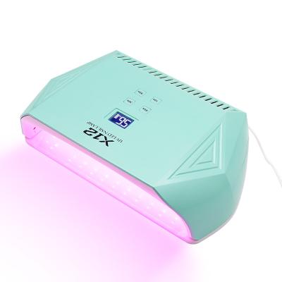 China Wholesale 128W ABS+PC Curing 2 Hands Rechargeable Cordless UV Gel Nail Led Lamp Best UV Lamp For Gel Nails for sale