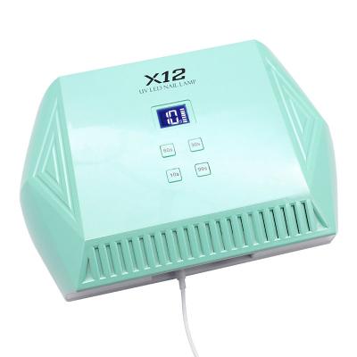 China ABS+PC 128W Nails Dryer Cordless Battery UV Gel Nail Lamp Curing 2 Hand UV Led Lamp Nail For Manicure for sale