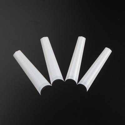 China 504pcs xxl coffin nail tips bag c curve extra long strong thin natural thin coffin nail tips for sale