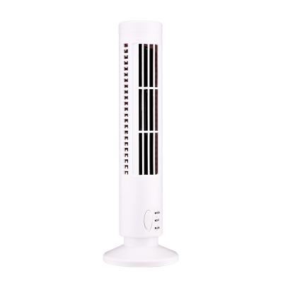 China USB Table Fan Mini White Portable USB Air Conditioner Tower Desktop Eco-Friendly Cooling Fan for sale