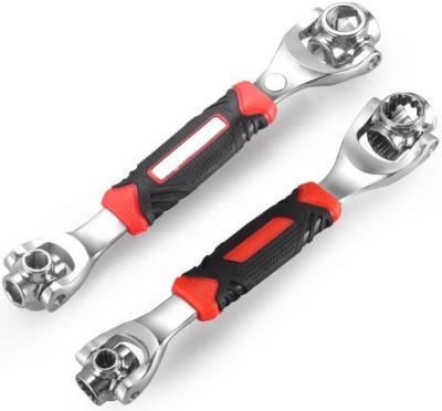 China CRV Tiger Wrench 52/8 in 1 Socket Wrench Multifunctional Tool with 360 Degree Rotating Master Wrench for sale