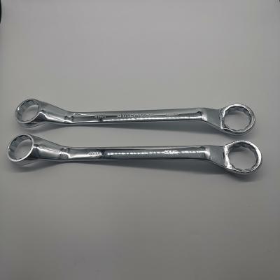 China Chrome Vanadium Steel Large Size Carbon Steel Repair Wrench Ring Double 41-46mm for sale