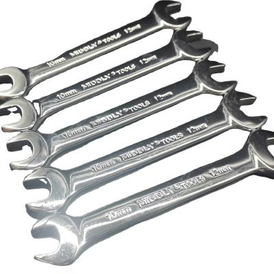 China 10pcs 6-32mm Carbon Steel Double Open End Wrench for sale