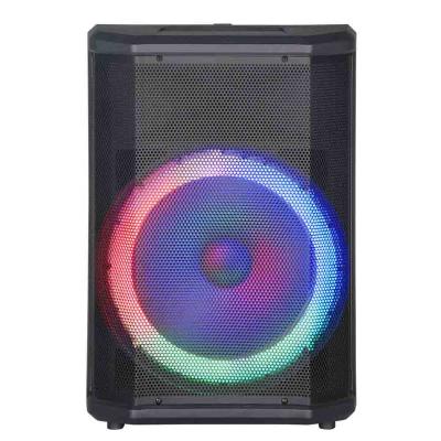 China Manufacturer Subwoofer Big Powered Blinking Light Blue LED Tooth Wireless HIGH FIDELITY BT DJ Outdoor Bass Party Karaoke Portable 12 Inch Speaker for sale