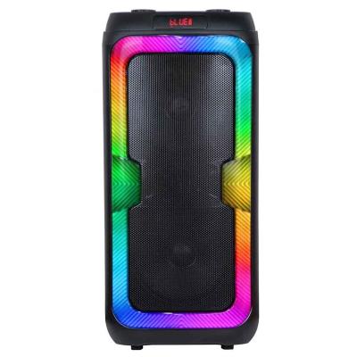 China Original Manufacturer Supply LED Flashing Light DJ Bass Amplifier BT Support 8 Inch Light Party Custom Pictures 12 Inch Stage Monitor Speaker for sale