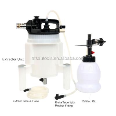 China Pneumatic Reapiring and 1L Brake Type Car 2L Brake Fluid Extractor Kit for sale