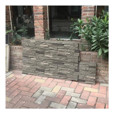 China Modern Popular PU Stone Veneer Exterior Cladding Polyurethane Stone Wall Panels Modern Popular USA PU Stone Tile for sale