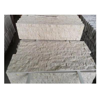 China Modern Beige Marble Stone Veneer Exterior Wall Cladding for sale