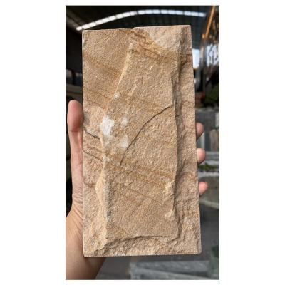 China Modern Exterior Natural Wall Mushroom Sand Stone Veneer for sale