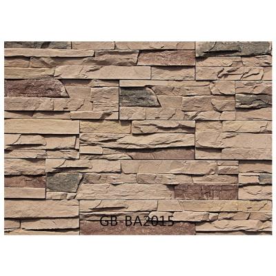 China Modern Exterior Artificial Cultured Stone Wall Stacked Slate Stone Veneer for sale