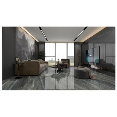 China Large Modern Stone Size 900X1800MM Dark Gray Marble Veneer Color Ceramic Tiles for sale