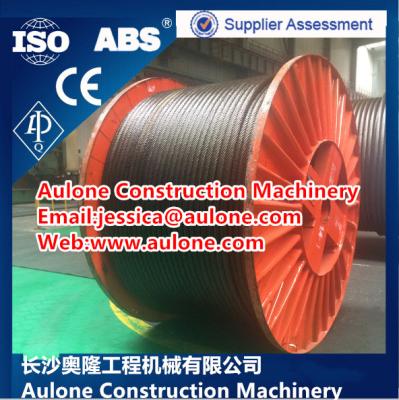 China High breaking force 2160mpa 8X26WS-IWRC Crane wire rope for sale