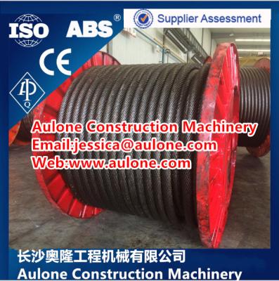 China 32MM ,1960MPA,35WX7 rotary drilling rig wire rope for sale