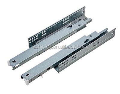 China Undermount Drawer Slide Rail Cabinet Drawer Slide Hydraulic Soft Closing Channel Industrial American Style Extension Full Cold Rolled Steel for sale