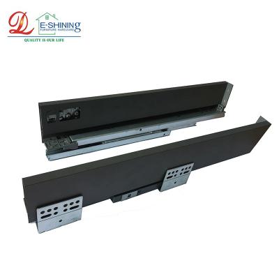 China Aodeli Kitchen Box Double Wall Box Industrial Soft Close Tandem Drawer Slide Slim Metal Box for sale