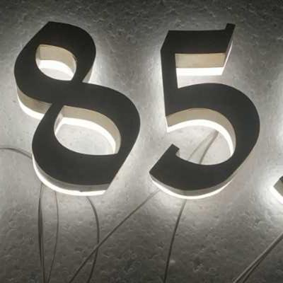 China Long Lasting House Hotel Room Number Sign Or for sale