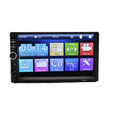 China Universal Stable Quality 7inch Car Radio Stereo With BT Car DVD Player With Buttons Car Music Player for sale