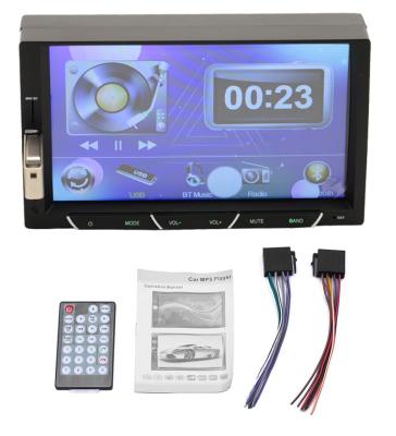 China NEW In Dash Car Stereo Dual Din MP5 7inch MP5 Player With Auto Radio Link BT USB TF AUX. Carplay Android mirror for sale