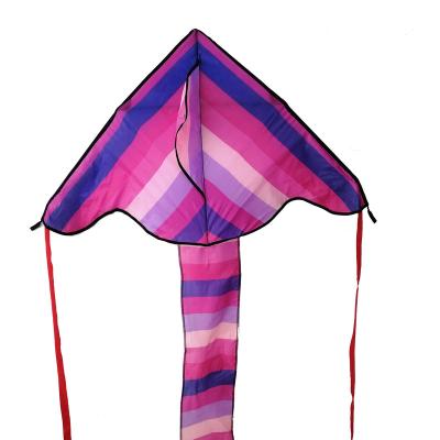 China Silk Printing Best Selling Customized All Kinds Adult Polyester Taffeta Kid Purple Delta Kite for sale