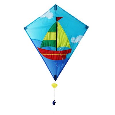 China Polyester Applique Layout Customized Design Diamond Kite For Kids for sale